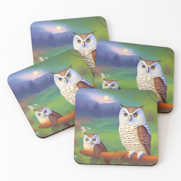 Item preview, 2 Owls relaxing designed and sold by relaxedland.