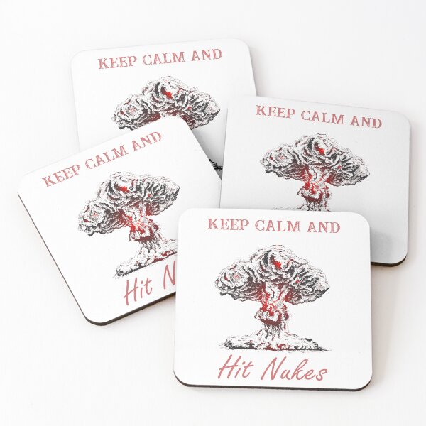 Item preview, Keep calm and hit nukes designed and sold by SeniorPrint99.