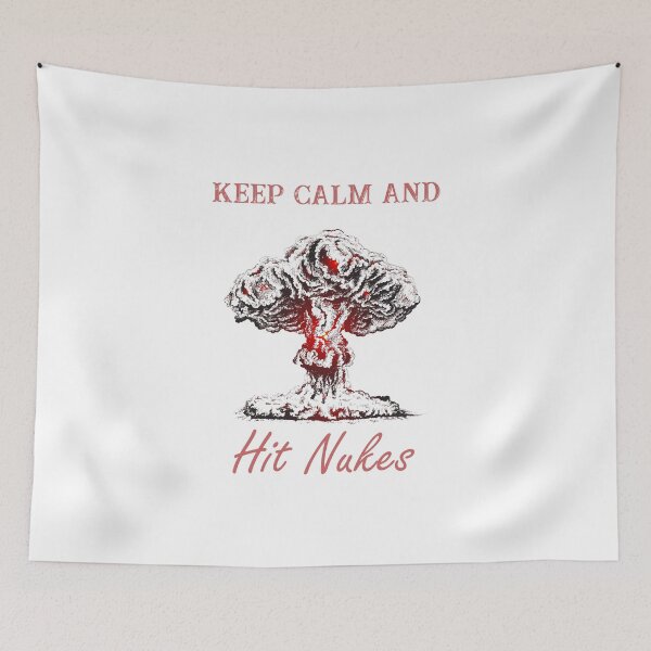 Item preview, Keep calm and hit nukes designed and sold by SeniorPrint99.