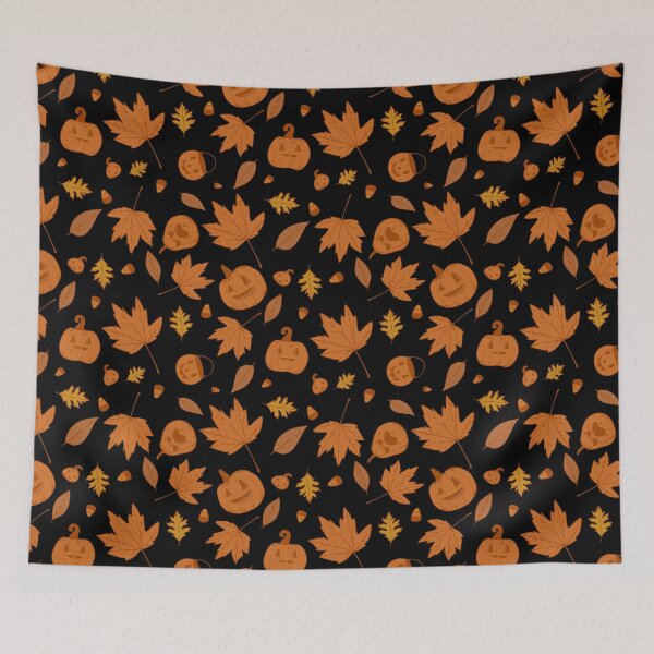 Item preview, Halloween and autumnal pattern designed and sold by FoundMyArt.