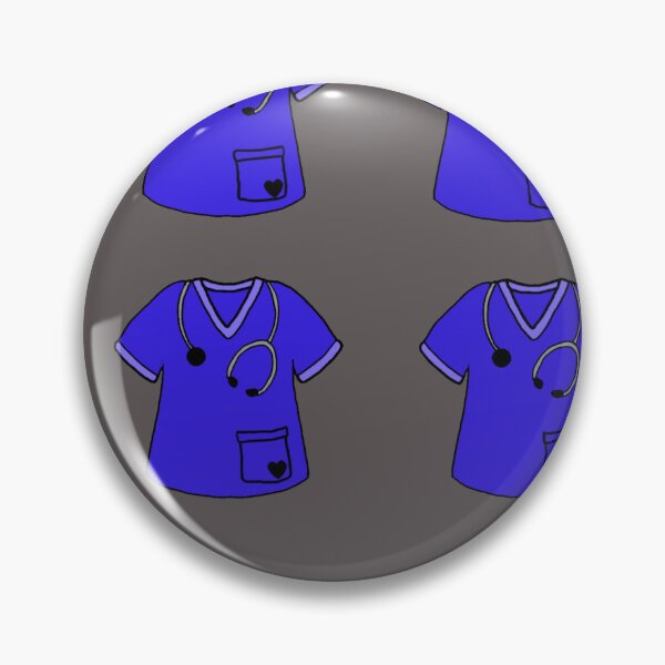 Item preview, Blue scrubs designed and sold by Kandi Hohenberger.