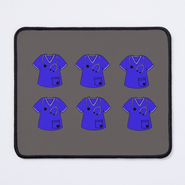 Item preview, Blue scrubs designed and sold by Kandi Hohenberger.