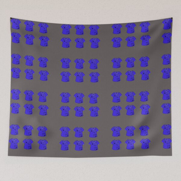 Item preview, Blue scrubs designed and sold by Kandi Hohenberger.