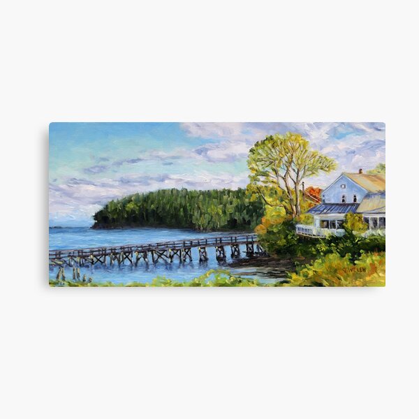 Early Spring Morning at Miners Bay Canvas Print
