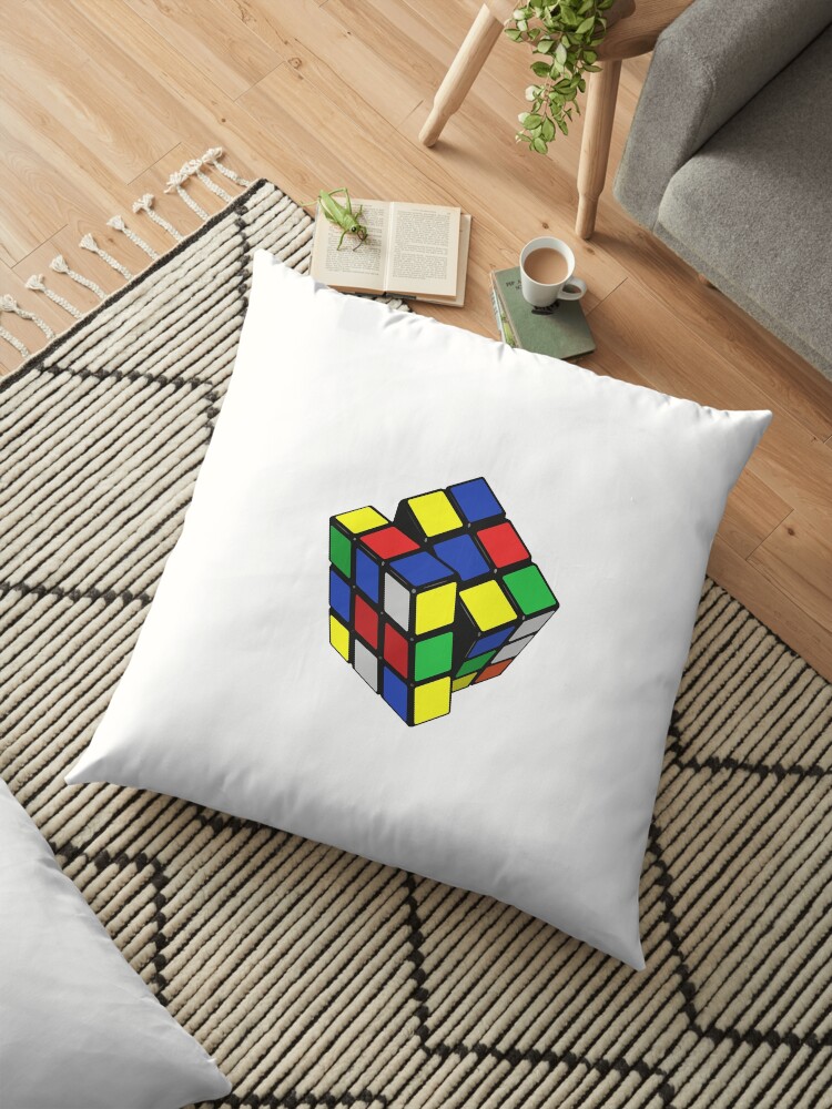Rubiks Cube Floor Pillow By Epicbeast Redbubble