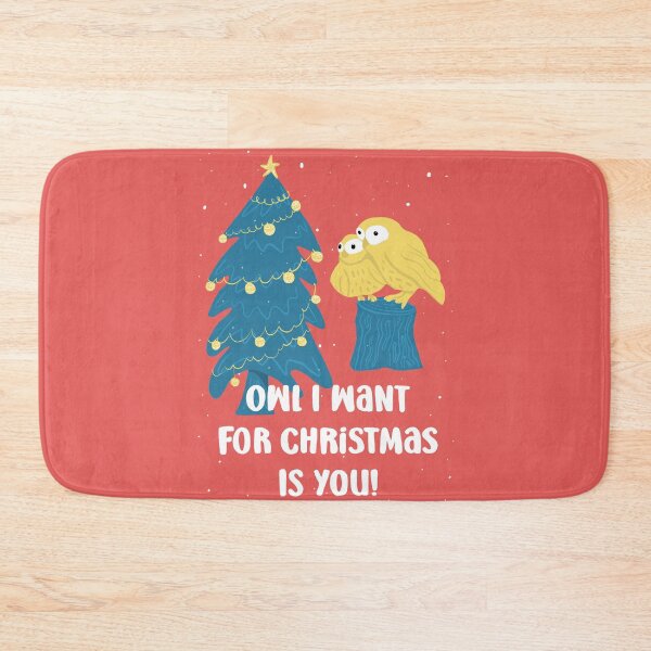 Item preview, Owl I want for Christmas is you! -  Owls Greetings collection - RBY designed and sold by MaddaMom.