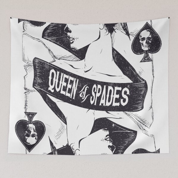 Item preview, Queen of Spades designed and sold by potchidesigns.