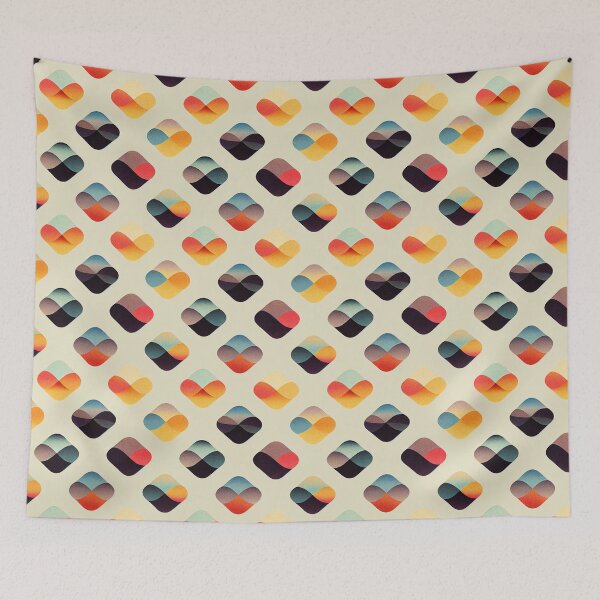 Item preview, Unique vsco pattern, interesting mix of elliptical squares designed and sold by TreasuryOE.