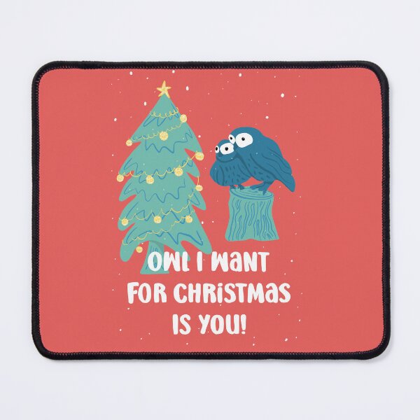 Item preview, Owl I want for Christmas is you! - Owls Greetings collection - RGB designed and sold by MaddaMom.