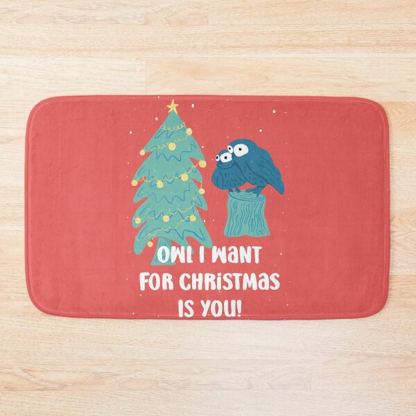 Item preview, Owl I want for Christmas is you! -  Owls Greetings collection - RGB designed and sold by MaddaMom.