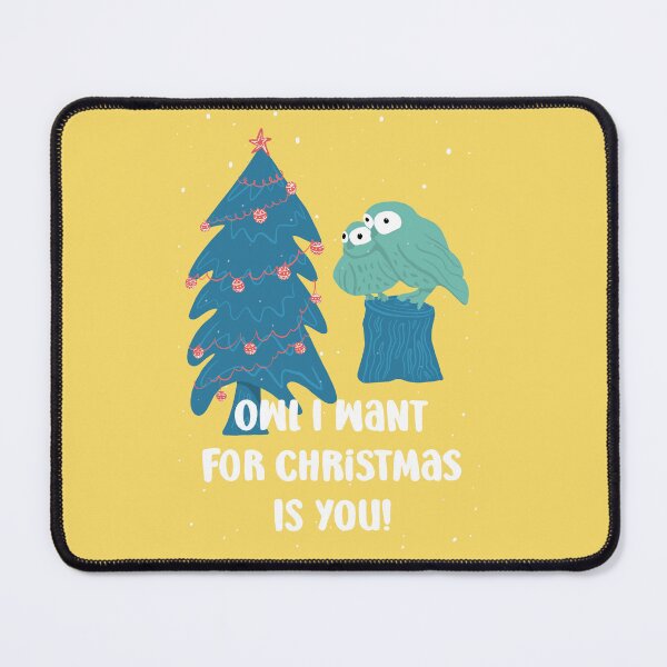 Item preview, Owl I want for Christmas is you! - Owls Greetings collection - RGB designed and sold by MaddaMom.