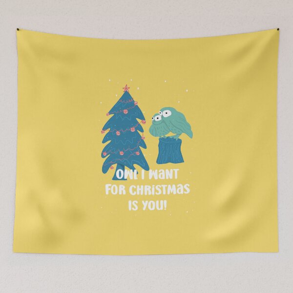 Item preview, Owl I want for Christmas is you! -  Owls Greetings collection - RGB designed and sold by MaddaMom.