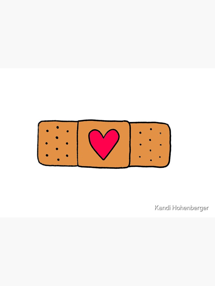 Nurse heart bandage  Sticker for Sale by Kandi Hohenberger