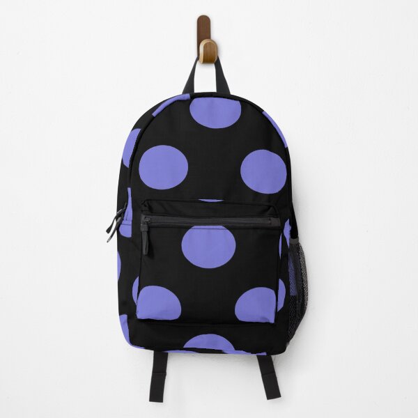 Item preview, Large DANUBE BLUE and BLACK POLKA DOTS designed and sold by RachelMacht.