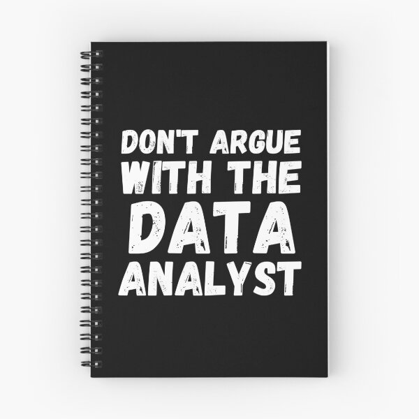 Item preview, don't argue with the data analyst designed and sold by TomorrowQuotes.