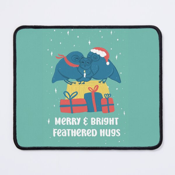 Item preview, Merry and Bright feathered hugs - Owls Greetings collection - GBY designed and sold by MaddaMom.