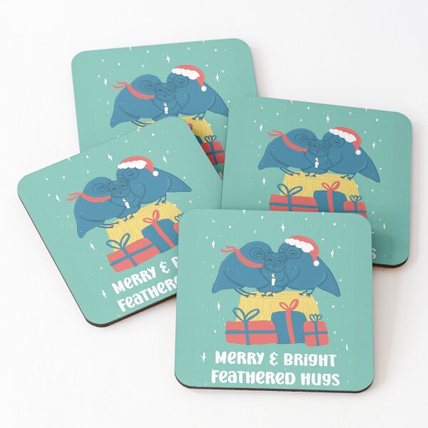 Item preview, Merry and Bright feathered hugs - Owls Greetings collection - GBY designed and sold by MaddaMom.