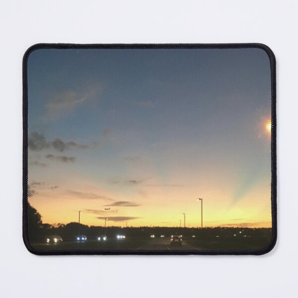 Item preview, Blue Cloudy Sky Night Street Road designed and sold by jays-artworks.