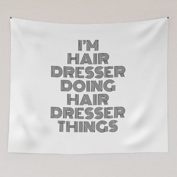 Item preview, I'm Hair Dresser Doing Hair Dresser Things Vintage Quote designed and sold by SVPOD.