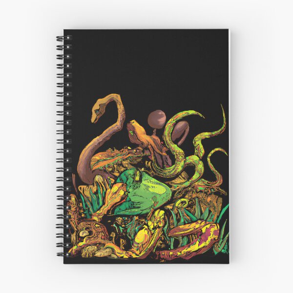 Item preview, Spooky Vibes - Retro Autumn Frog, Snake and Mushroom Design designed and sold by Anna R. Reyes.