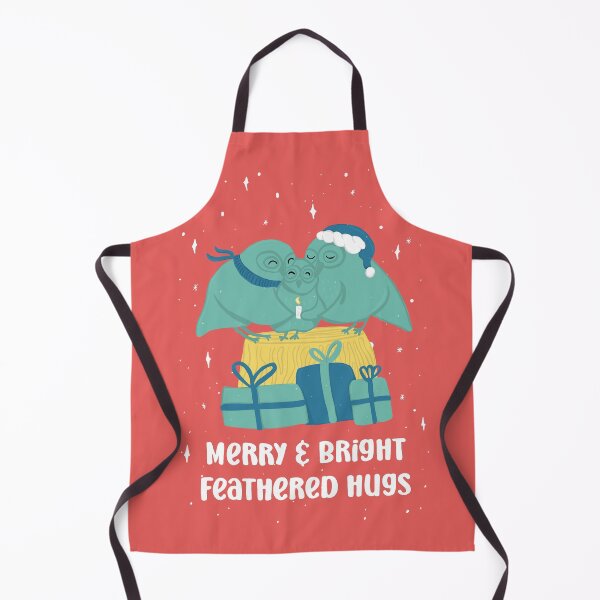 Item preview, Merry and Bright feathered hugs - Owls Greetings collection - RGY designed and sold by MaddaMom.