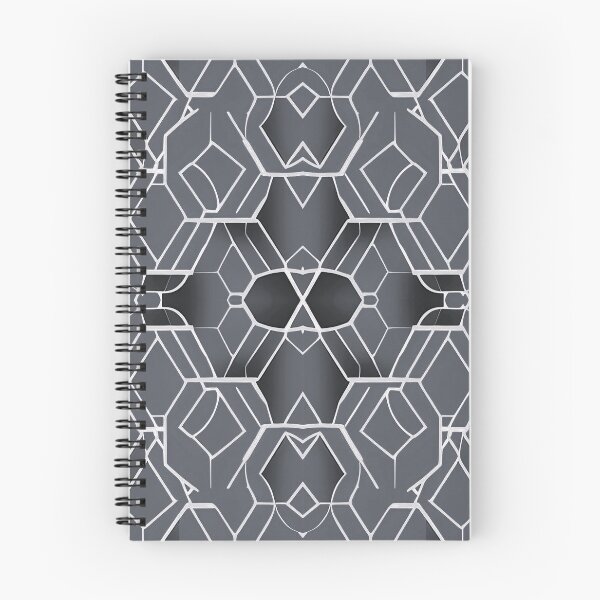 Item preview, abstract white hexagons on gray background designed and sold by I-A-Troy.