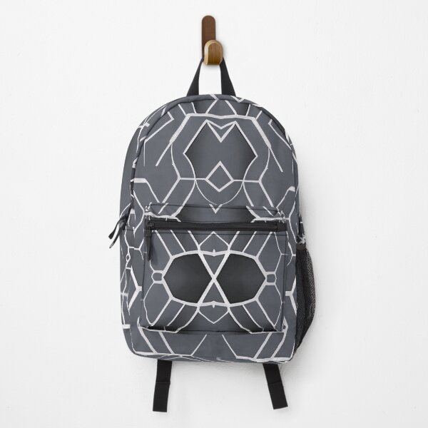 Item preview, abstract white hexagons on gray background designed and sold by I-A-Troy.