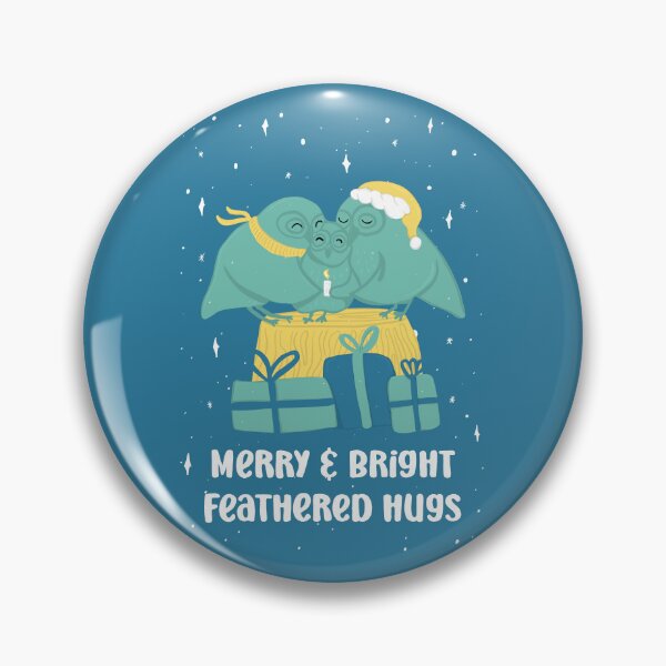 Item preview, Merry and Bright feathered hugs - Owls Greetings collection - BGY designed and sold by MaddaMom.