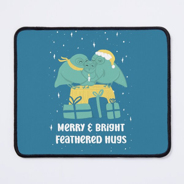 Item preview, Merry and Bright feathered hugs - Owls Greetings collection - BGY designed and sold by MaddaMom.