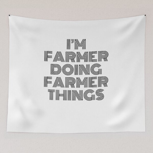 Item preview, I'm Farmer Doing Farmer Things Vintage Quote designed and sold by SVPOD.