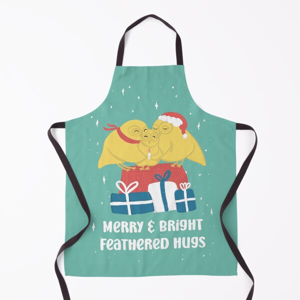 Item preview, Merry and Bright feathered hugs - Owls Greetings collection - GYR designed and sold by MaddaMom.