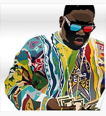 Póster Biggie Sticker