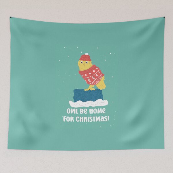 Item preview, Owl be home for Christmas - Owls Greetings collection - GYRB designed and sold by MaddaMom.