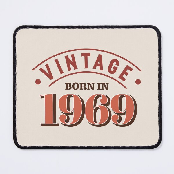 Item preview, Vintage Born In 1969 Birthyear Typography designed and sold by bolimj.