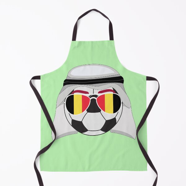 Item preview, Belgium Flag inside Sunglasses on a Soccer ball Wearing a Keffiyeh designed and sold by Dexter Freeman.