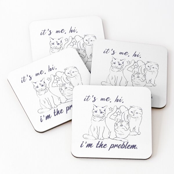 Item preview, It's Me Hi I'm The Problem 3 Cat designed and sold by shlebah.