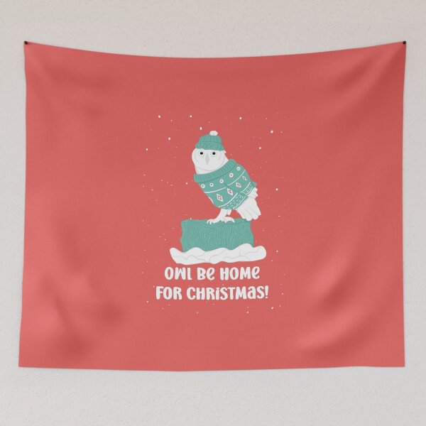 Item preview, Owl be home for Christmas - Owls Greetings collection - RGW designed and sold by MaddaMom.