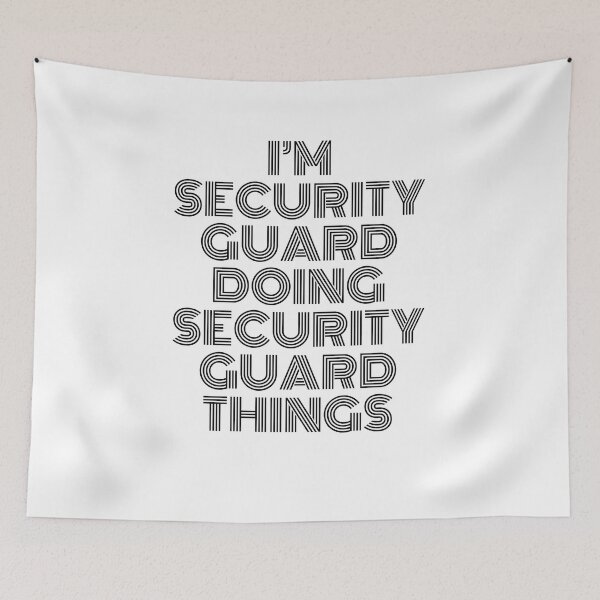 Item preview, I'm Security guard Doing Security guard Things Vintage Quote designed and sold by SVPOD.