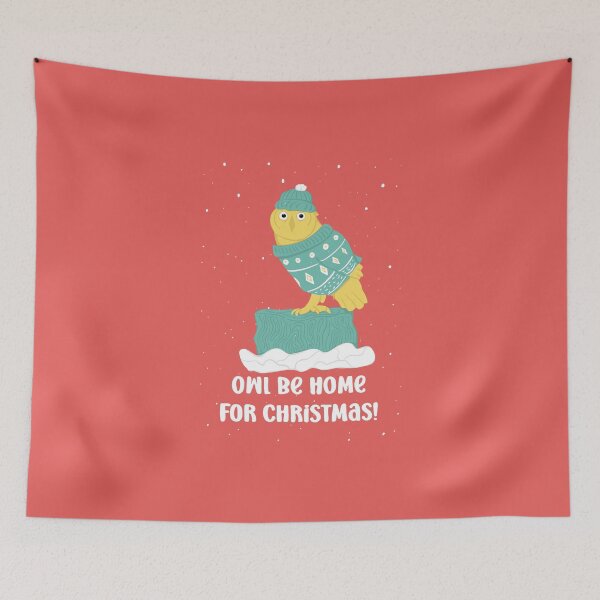Item preview, Owl be home for Christmas - Owls Greetings collection - RGW designed and sold by MaddaMom.