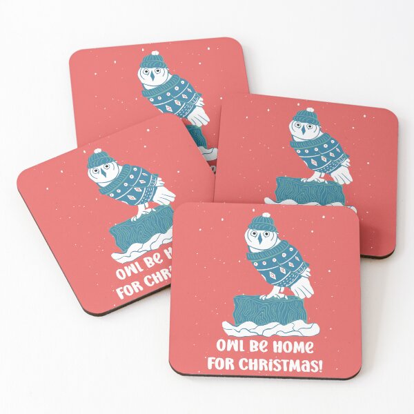 Item preview, Owl be home for Christmas - Owls Greetings collection - RWB designed and sold by MaddaMom.