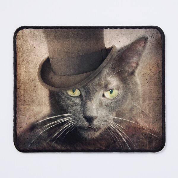 Item preview, Russian Blue Cat - Captain Grey designed and sold by thelonelypixel.