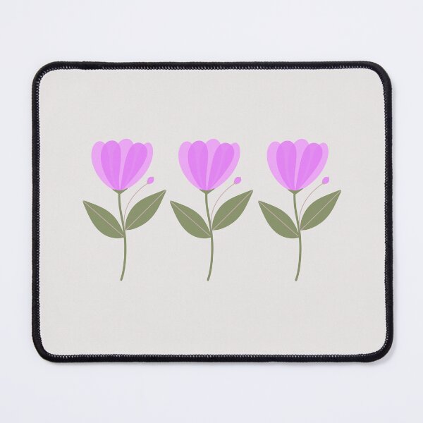 Item preview, Tulip flower design pattern, seamless, purple, battleship gray, schist designed and sold by LishiArts.