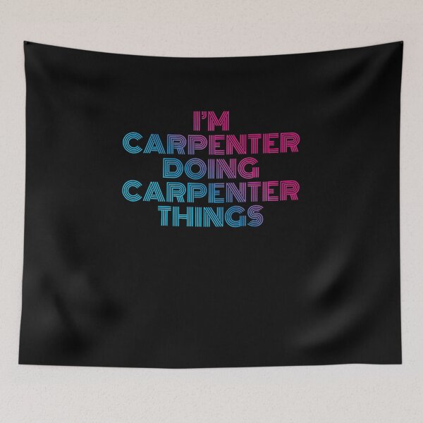 Item preview, I'm Carpenter Doing Carpenter Things Retro Neon designed and sold by SVPOD.