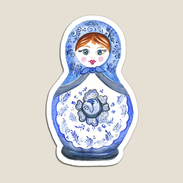 Sweet Babushka doll Magnet