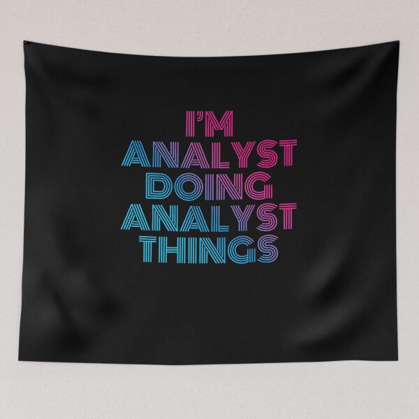 Item preview, I'm Analyst Doing Analyst Things Retro Neon designed and sold by SVPOD.