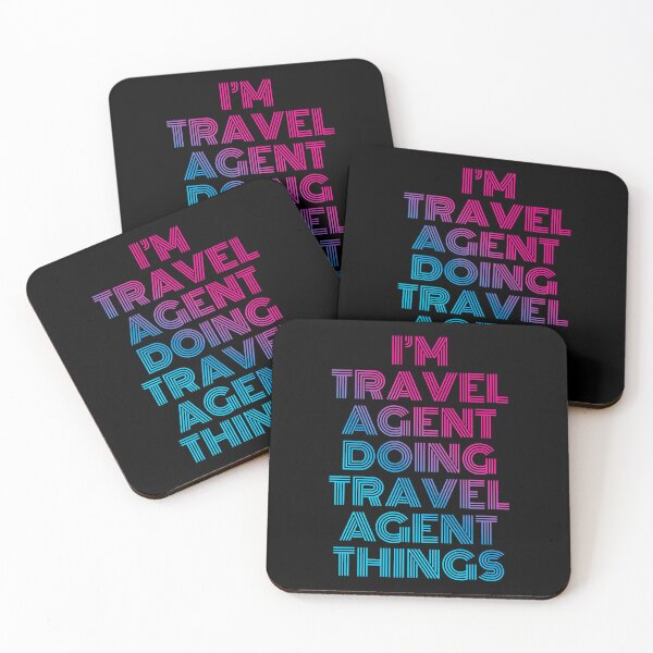 Item preview, I'm Travel agent Doing Travel agent Things Retro Neon designed and sold by SVPOD.