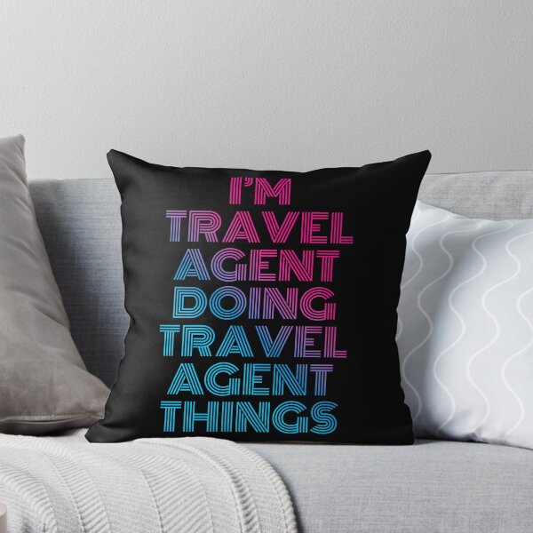 Item preview, I'm Travel agent Doing Travel agent Things Retro Neon designed and sold by SVPOD.
