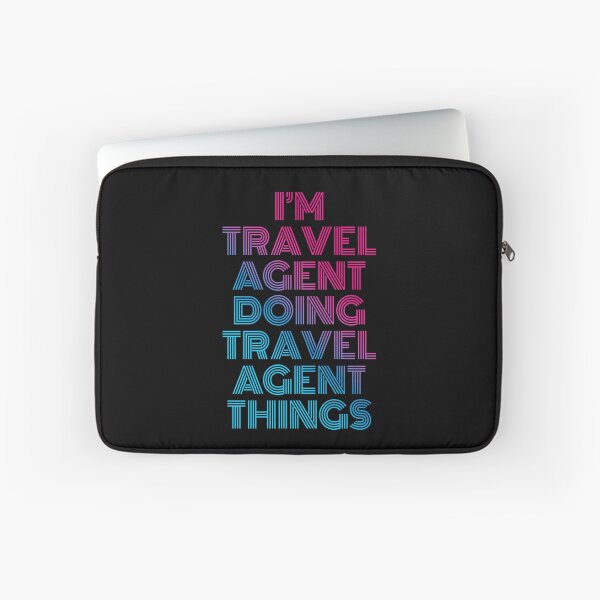 Item preview, I'm Travel agent Doing Travel agent Things Retro Neon designed and sold by SVPOD.