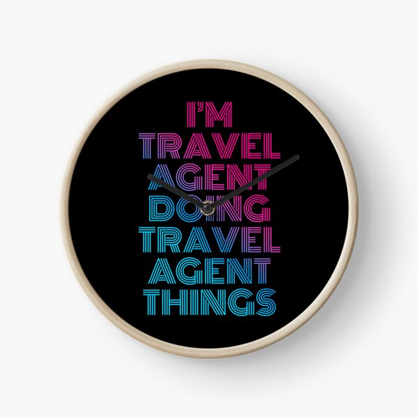 Item preview, I'm Travel agent Doing Travel agent Things Retro Neon designed and sold by SVPOD.