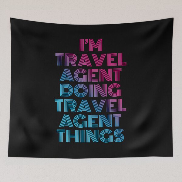 Item preview, I'm Travel agent Doing Travel agent Things Retro Neon designed and sold by SVPOD.